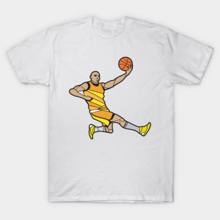 Basketball Player Illustration T-Shirt